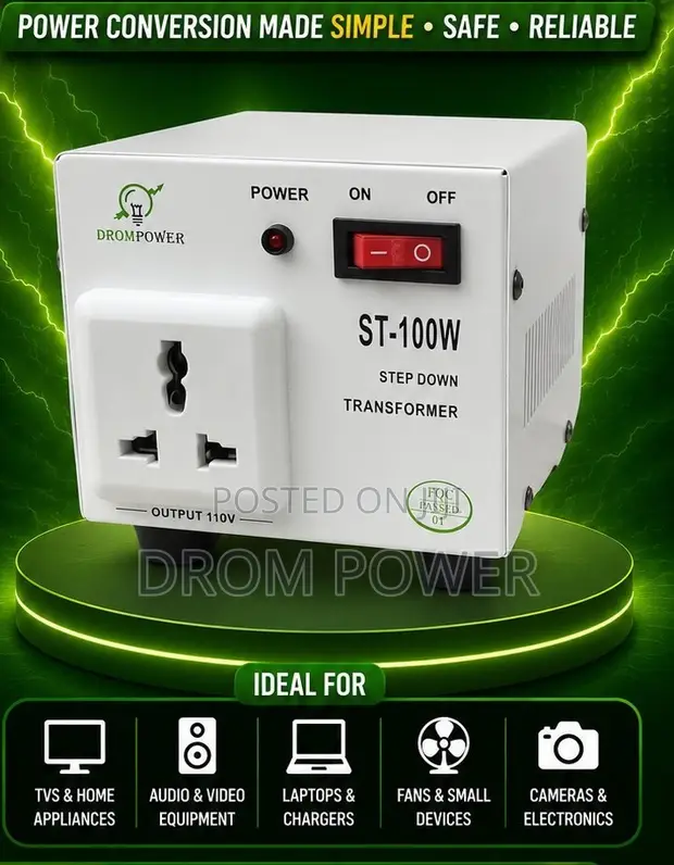 Drom Power 100W Stepdown Transformer - 1