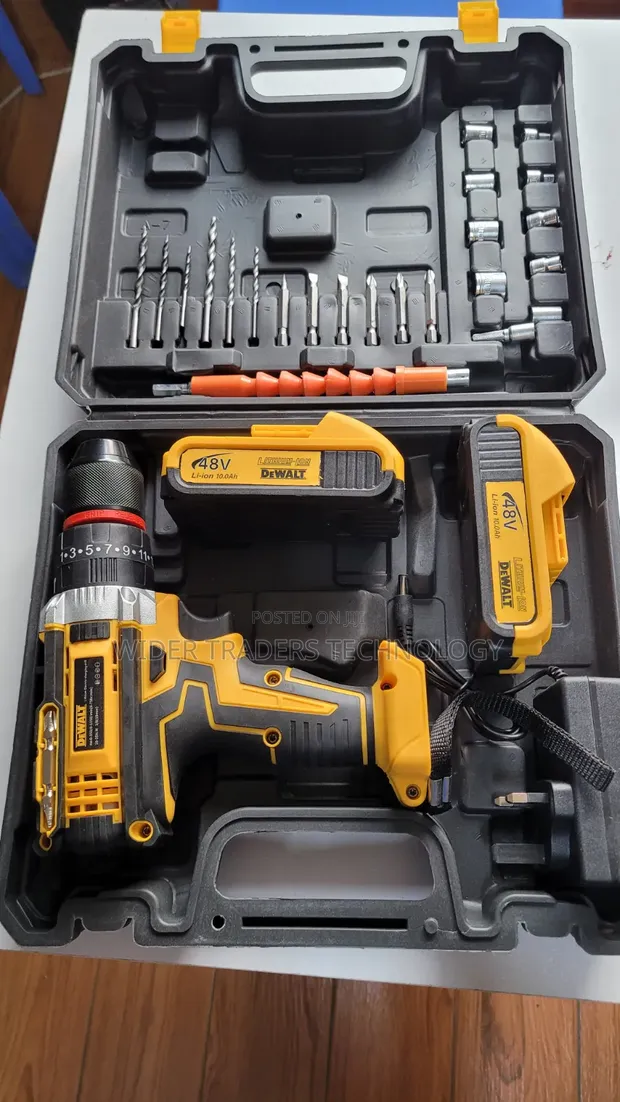 Dewalt 48V Cordless Drill Set Rechargeable - 1