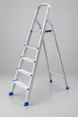 Heavy Duty Aluminum Folding Step Ladder – 5 Steps - 2