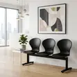 3-Way Plastic Airport Waiting Bench - 4