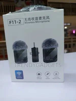 F11-2 Wireless Clip Mic Kit for Vlogging/Interviews