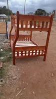 Kitanda cha Familia cha Bunk cha Juu 3.5x6 Chini 4x6 - 2