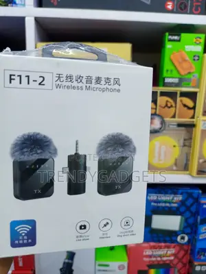 F11-2 3-in-1 Wireless Lavalier Mic System for Phone/Camera