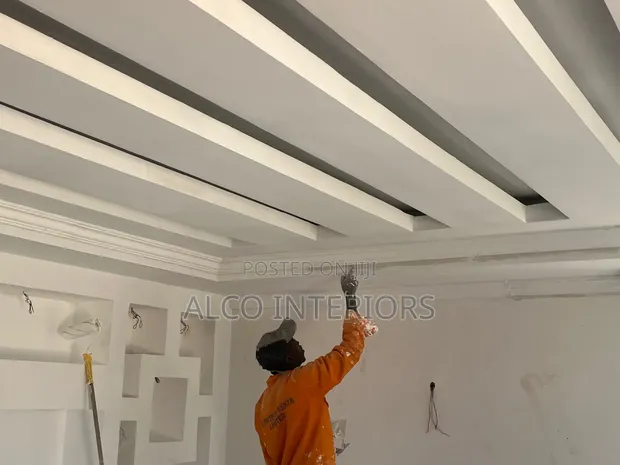 Gypsum Ceiling Installation & Repairs - 1