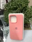 Pink Silicone Case for iPhone 15 Pro Max - 2