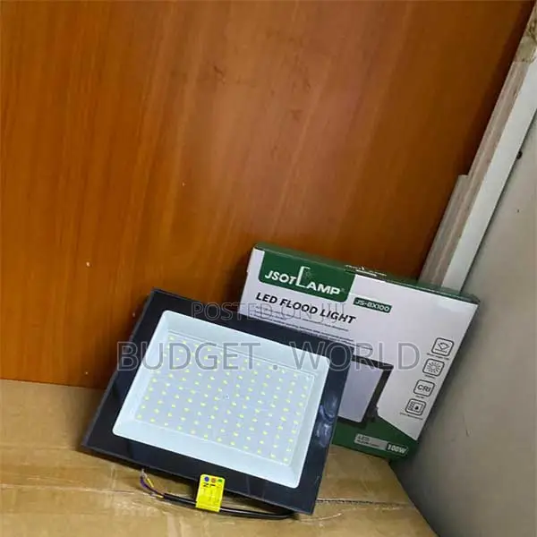 Dusk to Dawn 100W LED Flood Light - IP66 (Joto Nyeupe) - 1