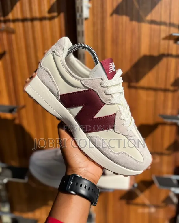 New Balance 327 Burgundy Sneakers - 1