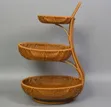 3 Tier Handmade Unique Rattan Fruit Rack - 1