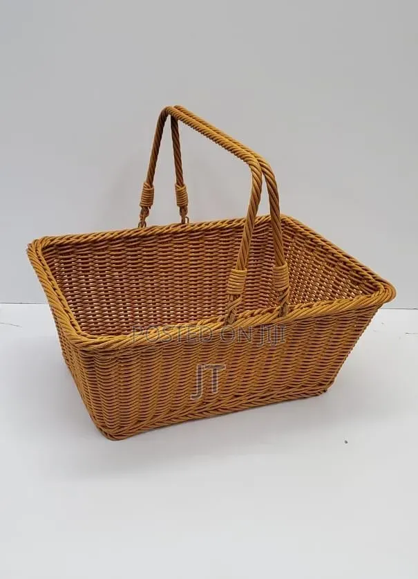 Kikapu cha Picnic/Manunuzi - Rattan - 1