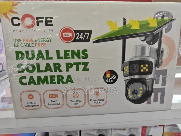 Dual Lens Solar PTZ Camera Cofe - 1