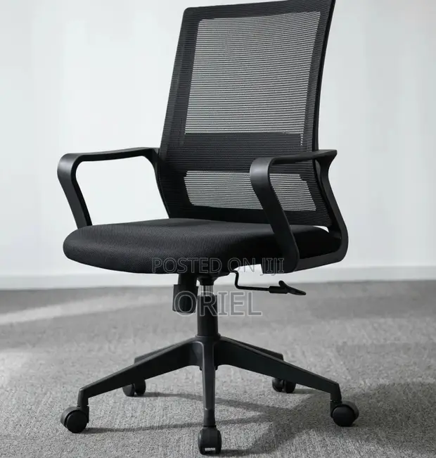 Mesh Mid-Back Swivel Staff Office Chair - 1