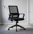 Mesh Mid-Back Swivel Staff Office Chair - 3