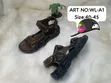 Achock Sandali za Ngozi za Kiume Rangi ya Kahawia - Size 40-45 - 3