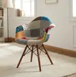 Eames Patchwork Office Chair with Armrests - 2