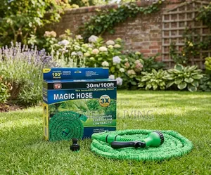 3X Magic Expandable Hose ya Bustani na Pua ya Kunyunyuzia (30m/45m/60m)