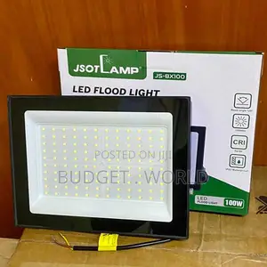 100W LED Flood Light - Remote Control, Nyeupe ya Joto, IP66