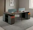 Ofisi ya 4-Seater Spacious Office Desk Workstation - 5