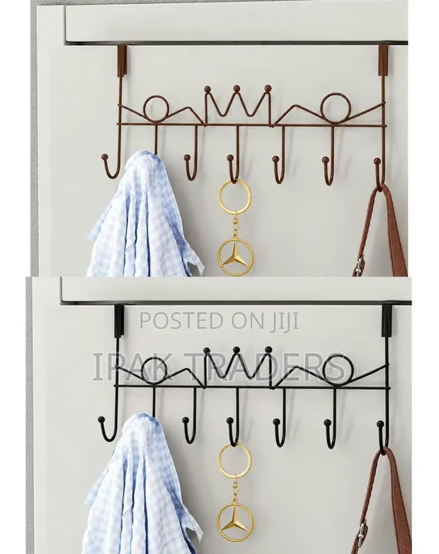 Over the Door Hanger - Black and White - 1