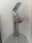 Modern Single-Handle Chrome Mixer Tap for Bathroom Sink - 1
