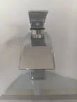 Modern Chrome Waterfall Basin Mixer Tap - 1