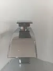 Modern Chrome Waterfall Basin Mixer Tap - 2