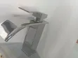 Modern Chrome Waterfall Basin Mixer Tap - 3