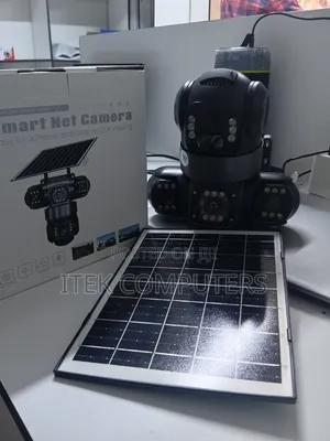Solar 4G SIM Triple Lens Outdoor Camera