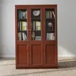 Kabati la Ofisi la Mahogany lenye Milango 3 la Kuhifadhia Faili - 4