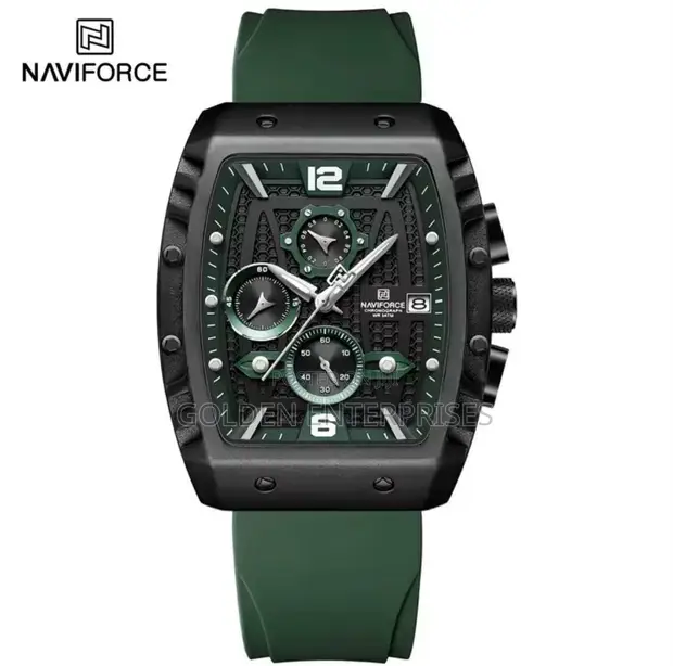 Naviforce Watch ya Wanaume ya Premium - Kamba ya Silicone - 1
