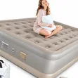 Queen Size Air Mattress Inajipuliza Yenyewe (5x6) na Pedi 2 - 1