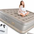 Queen Size Air Mattress Inajipuliza Yenyewe (5x6) na Pedi 2 - 2