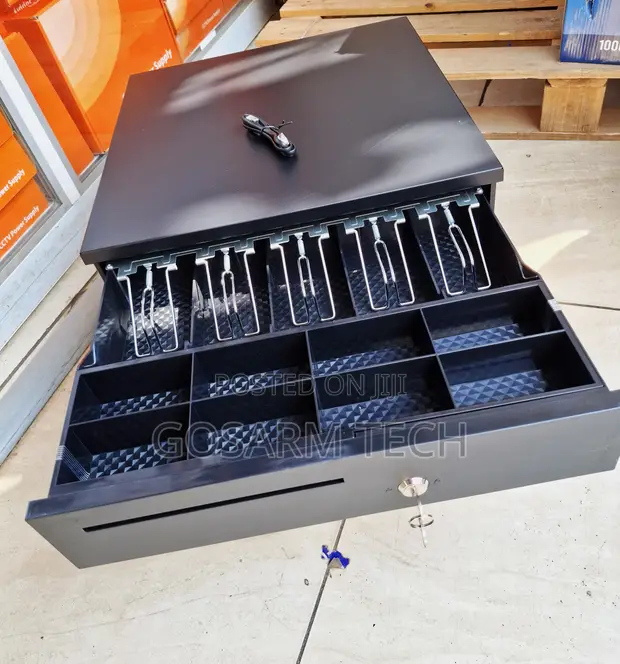 Cash Drawer ya POS ya Kiotomatiki yenye Trei 5 za Bill - 1