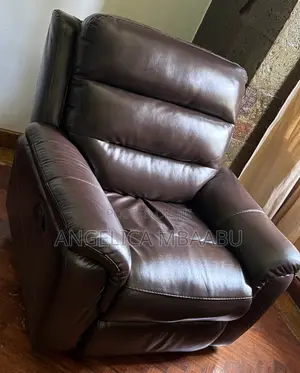 Sofa ya Recliner ya Sehemu 7 ya Ngozi - Kahawia
