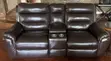 Sofa ya Recliner ya Sehemu 7 ya Ngozi - Kahawia - 2