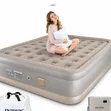 5x6 Inflatable Camping Mattress with Built-in Pump & 2 Pillows - 2