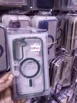 Kifaa cha Samsung Galaxy S23+ cha Uwazi cha Magsafe chenye Vituo vya Kijani - 2
