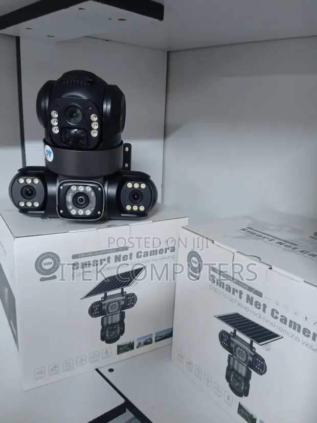 Solar 4G SIM Camera with Triple Lens - 1