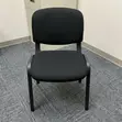 Tosca Waiting Chair ya Ofisi Inayoweza Kupangwa - Nyeusi - 4