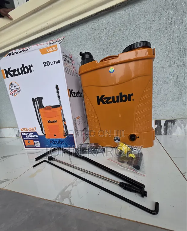 Kzubr 20L Cordless 2-in-1 Knapsack Sprayer - Betri na Mwongozo - 1