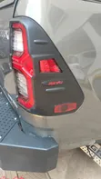 Toyota Hilux Revo Rocco Matt Black Covers za Tail Lamp - 1