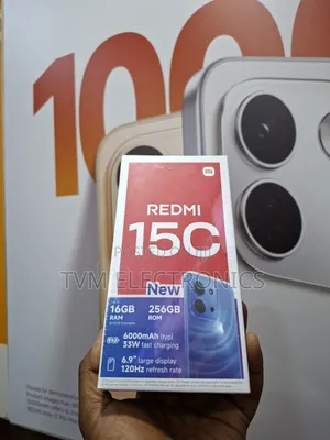 Xiaomi Redmi 15C 4G 256GB Mpya Nyeusi