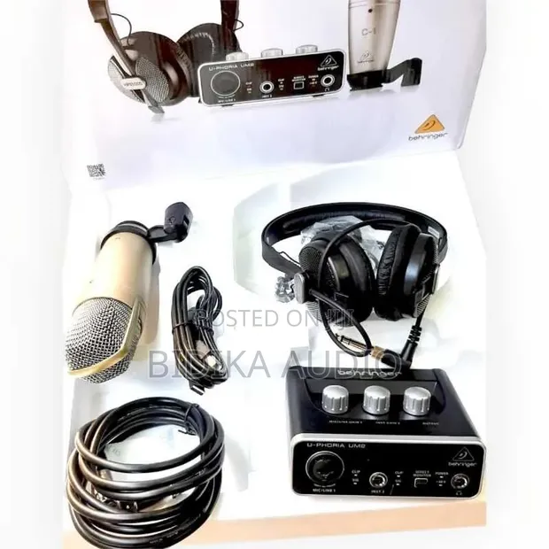 Behringer U-Phoria Studio Bundle: Pro Home Recording Kit - 1