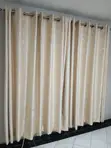 Pazia za Sebule - Beige Blackout (2 Vipande) - 1