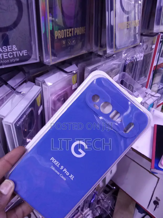 Google Pixel 9 Pro XL Kesi ya Silicone - Bluu ya Kifalme - 1
