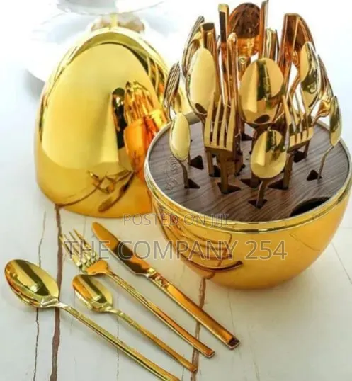 Executive Egg Shaped Cutlery Set - 1