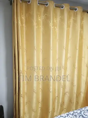 Yellow Blackout Curtains (300x200cm)