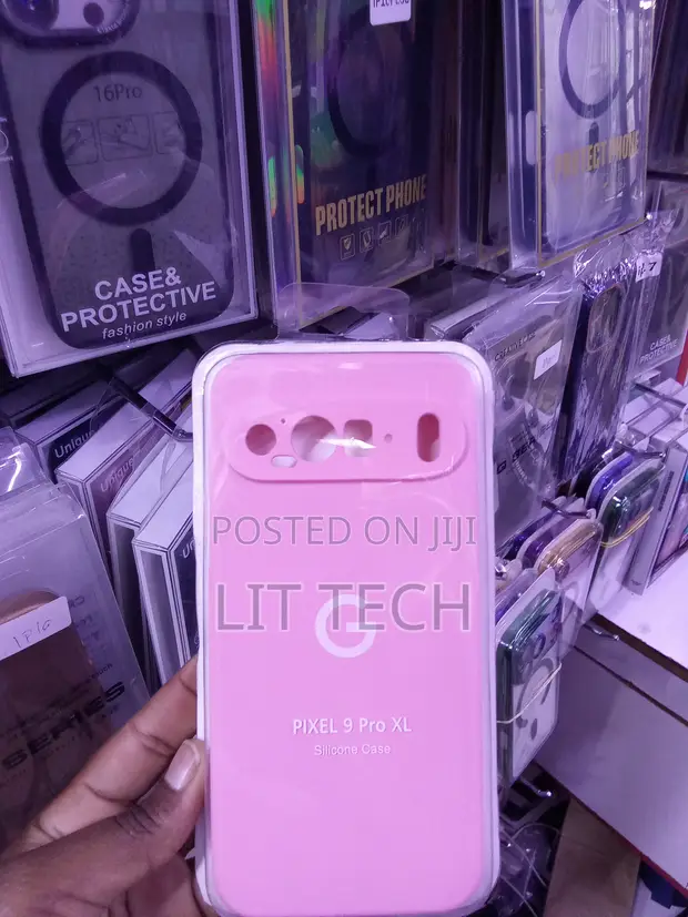 Google Pixel 9 Pro XL Silicone Case - Soft Peony Pink - 1