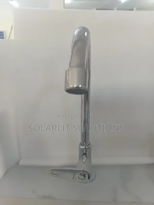 High-Arc Single-Handle Chrome Kitchen Faucet