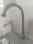 High-Arc Single-Handle Chrome Kitchen Faucet - 2