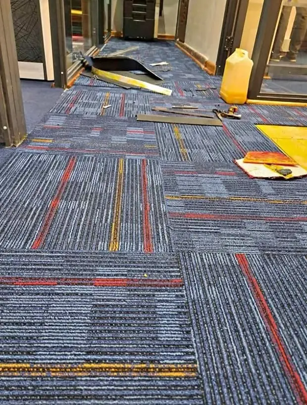 Heavy-Duty Floor Carpet Tiles - 1